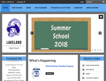 Tablet Screenshot of lhs.spsk12.net
